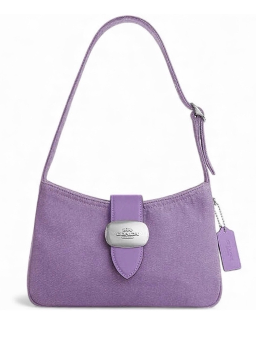 Coach Eliza Lavender Denim
Shoulder Bag & Silver Hardware
NWT!!